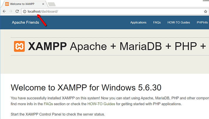 Setup Xampp